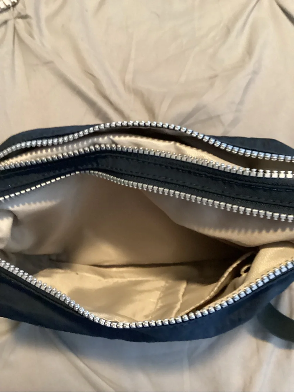 Kipling navy Alvar nylon crossbody purse